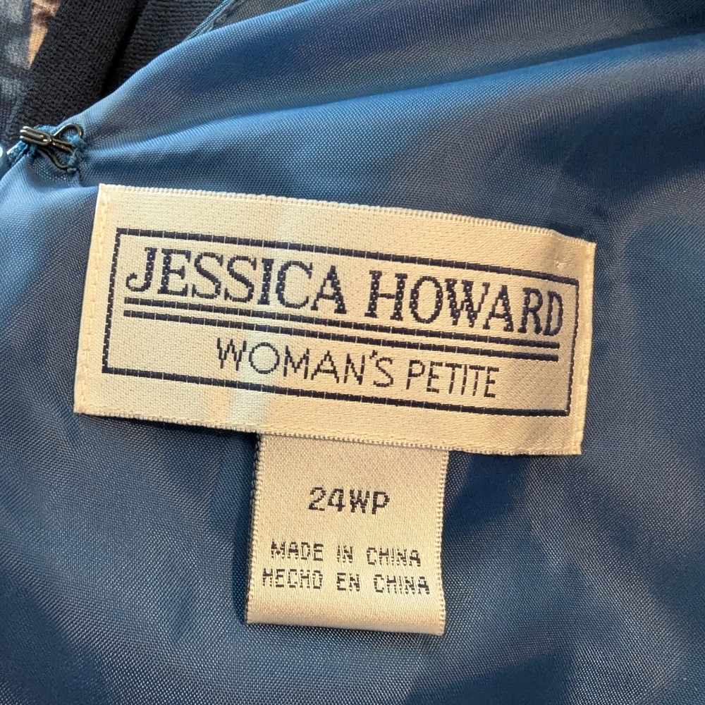 Jessica Howard 24WP Teal Blue Dress - Picture 5 of 5